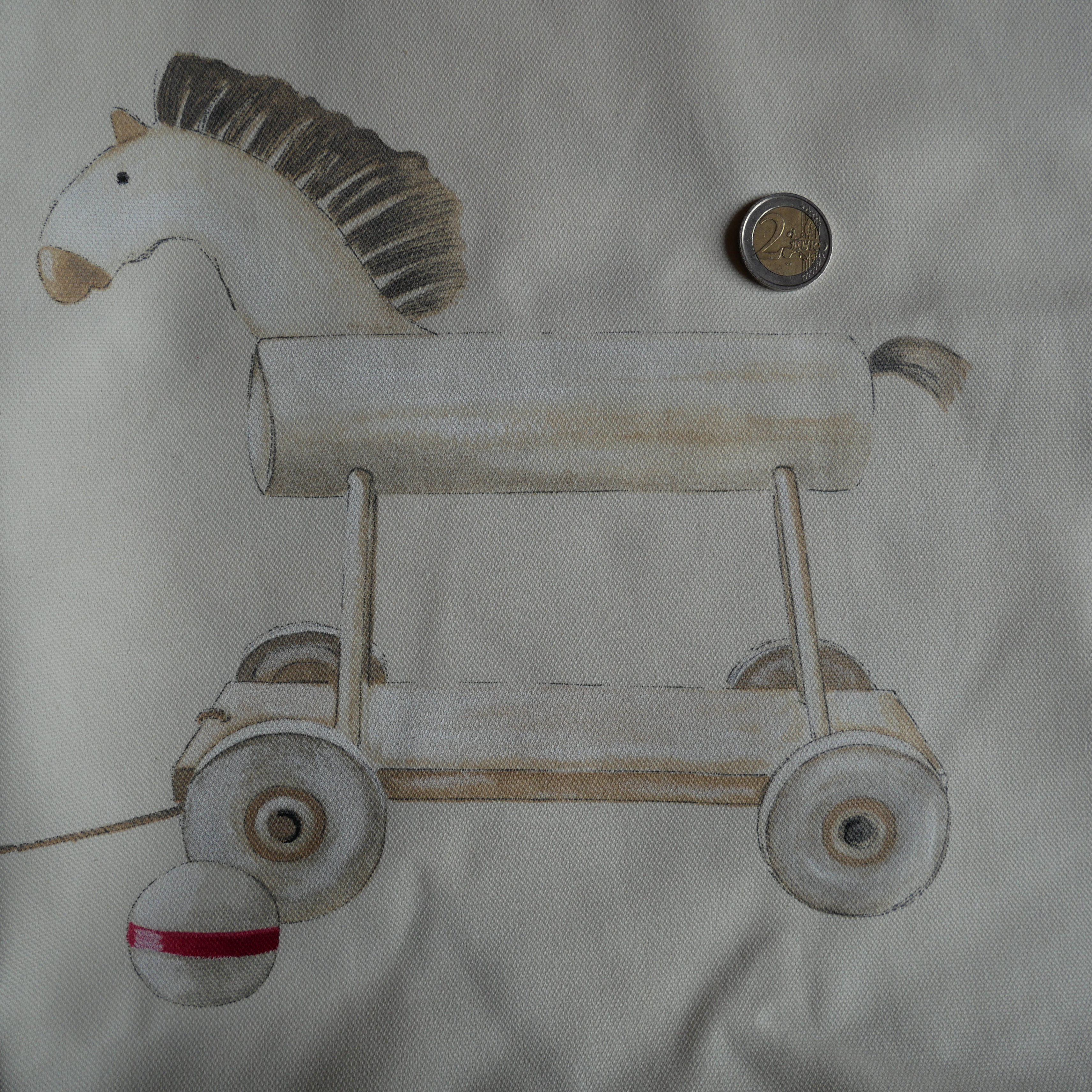 Tissu jouets anciens vue 3