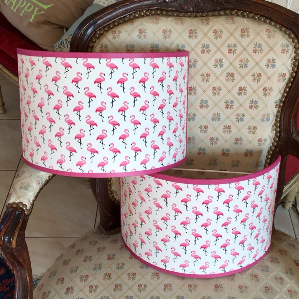 Tissu flamants roses 1 vue 5
