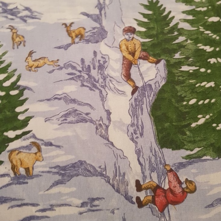 Tissu montagne vintage vue 4