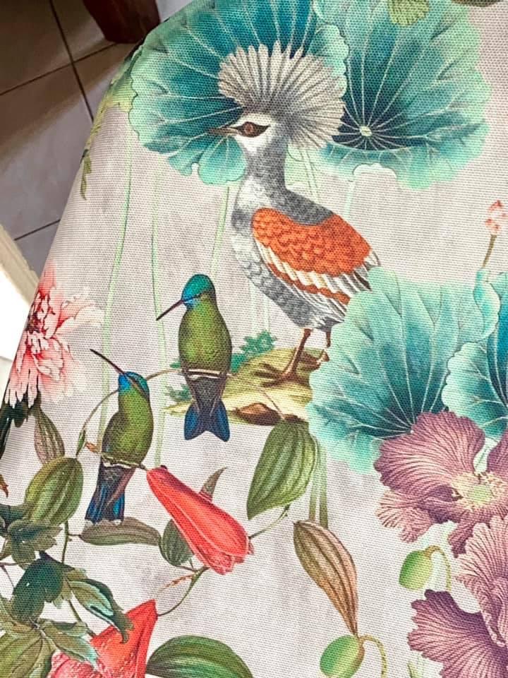Tissu planches naturalistes vue 2