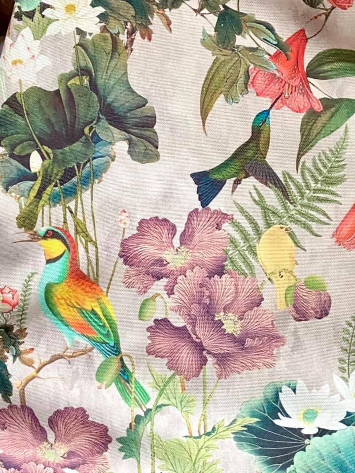 Tissu planches naturalistes vue 3