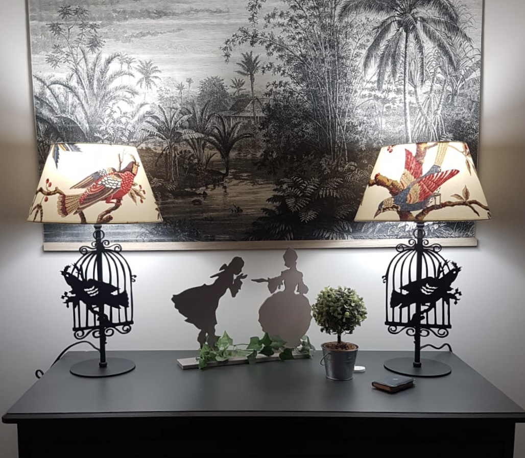Lampe silhouette personnalisable vue 2