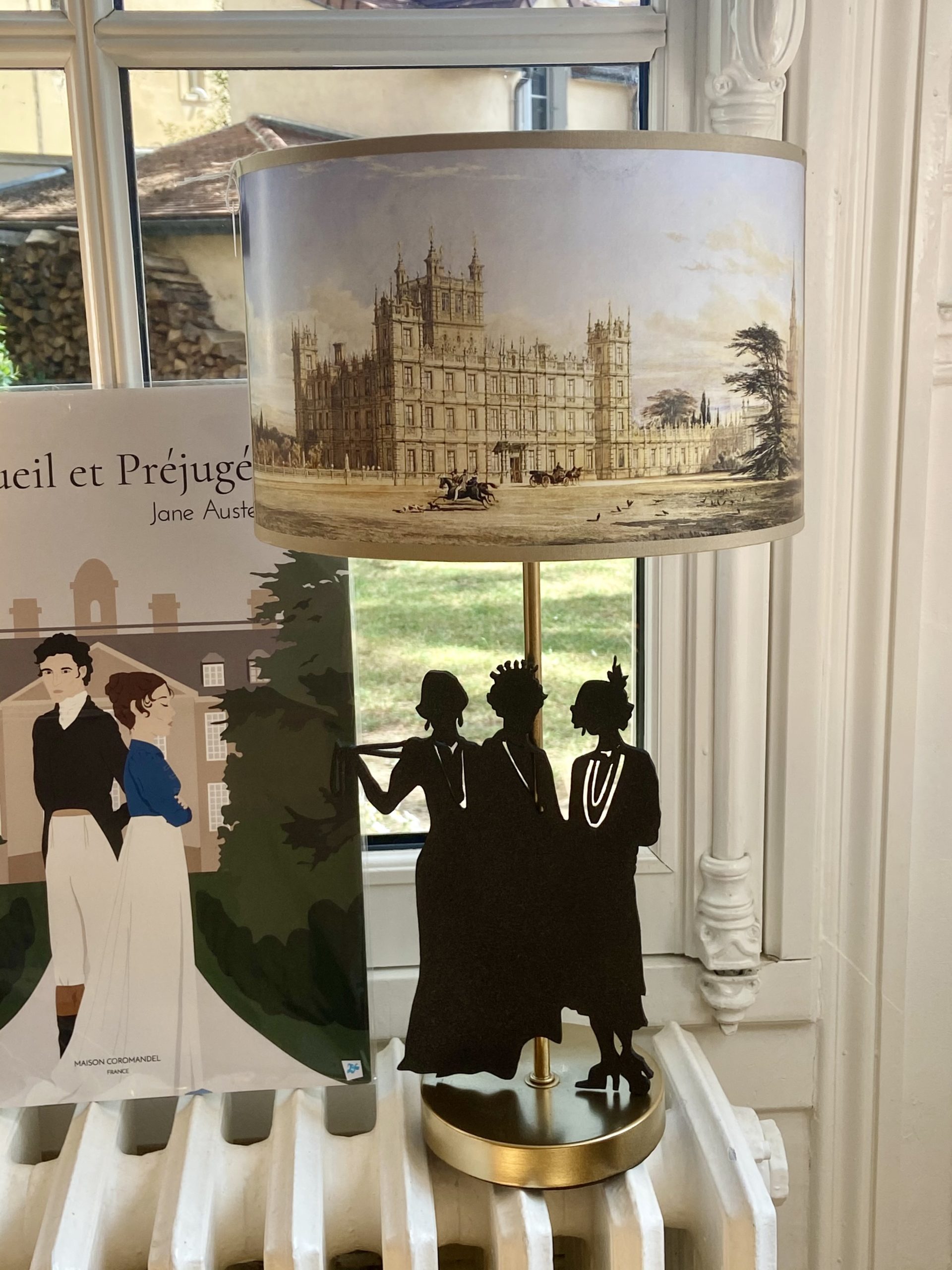 Lampe silhouette Downton Abbey vue 2
