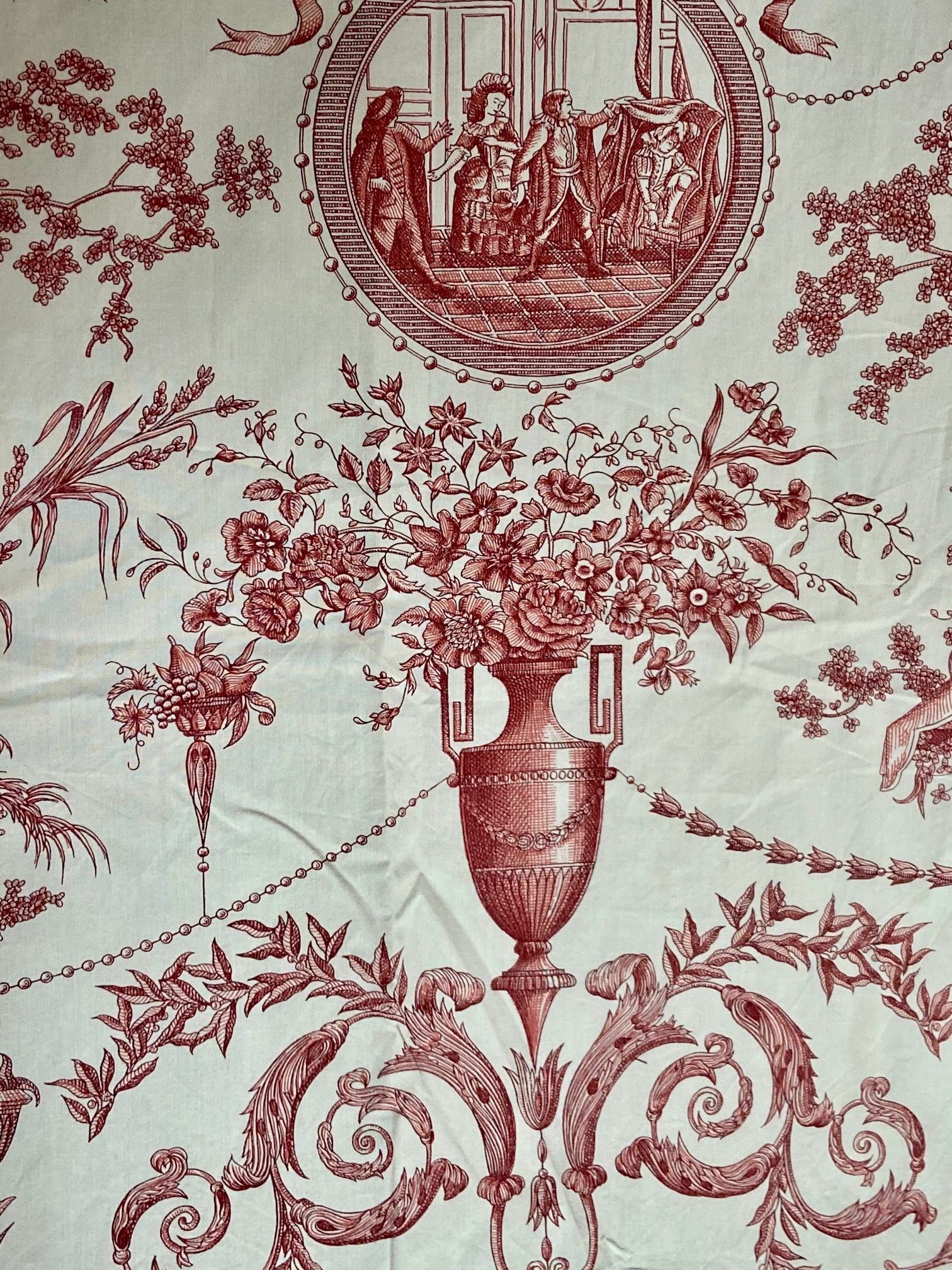 Toile de Jouy "le mariage de Figaro" Pierre Frey vue 2