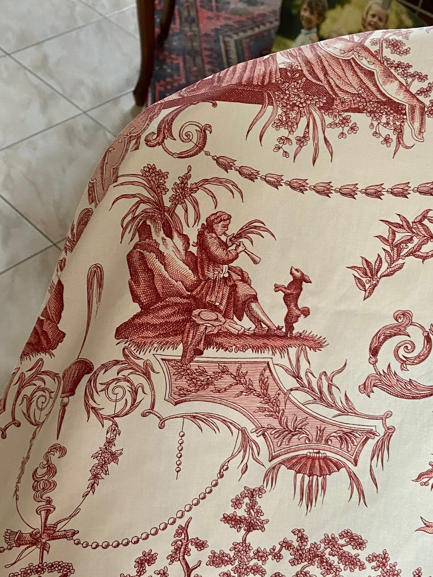 Toile de Jouy "le mariage de Figaro" Pierre Frey vue 3