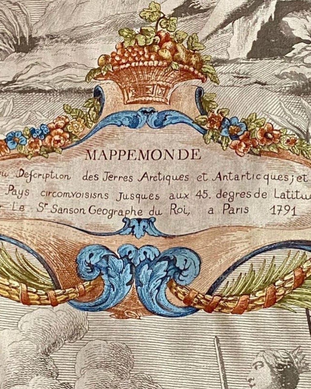 Tissu Planisphères, Pierre Frey vue 5