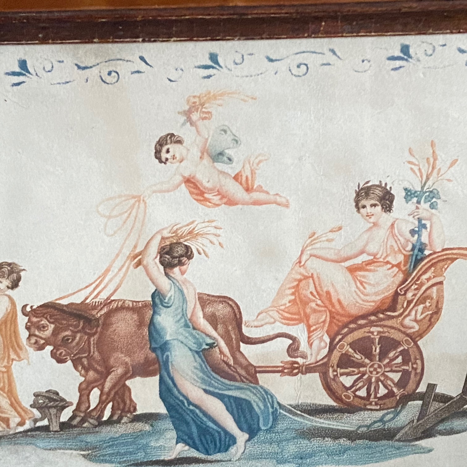 gouache scène antique vue 2