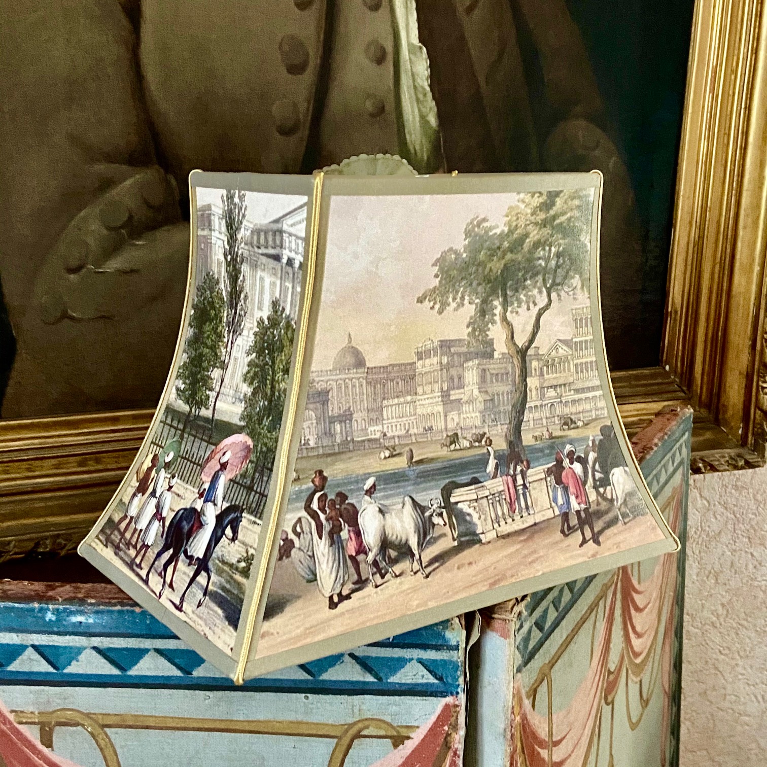 abat-jour pagode gravures villes ou pays vue 4