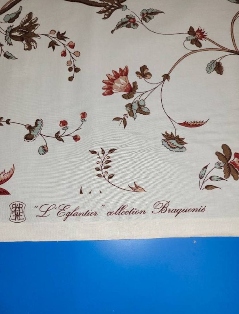 Tissu l'Eglantier (Braquenié) vue 2