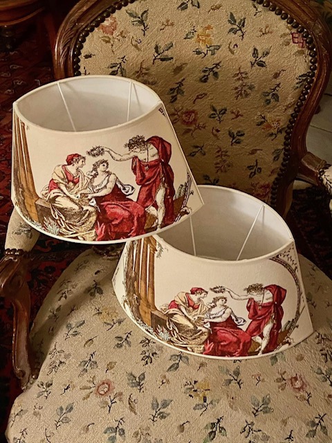 Tissu toile de Jouy Bazoches vue 3