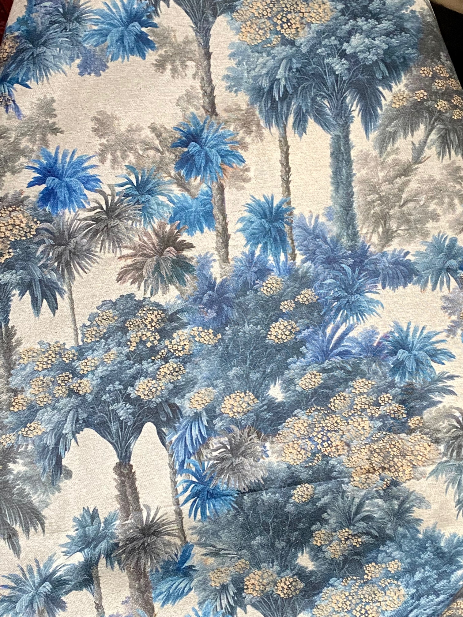 Tissu Tropical Blue vue 2