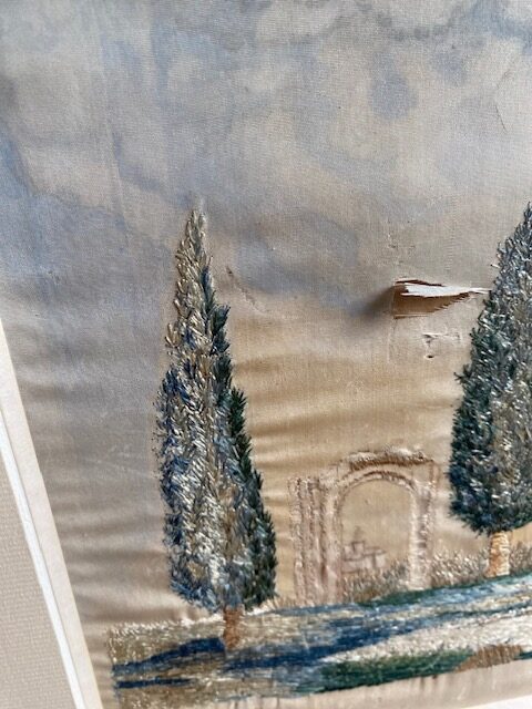 broderie et peinture sur soie vue 4