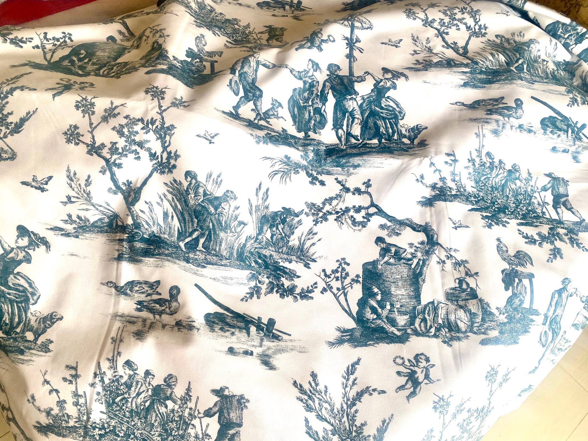 Tissu toile de Jouy "les 4 saisons" Stof vue 3