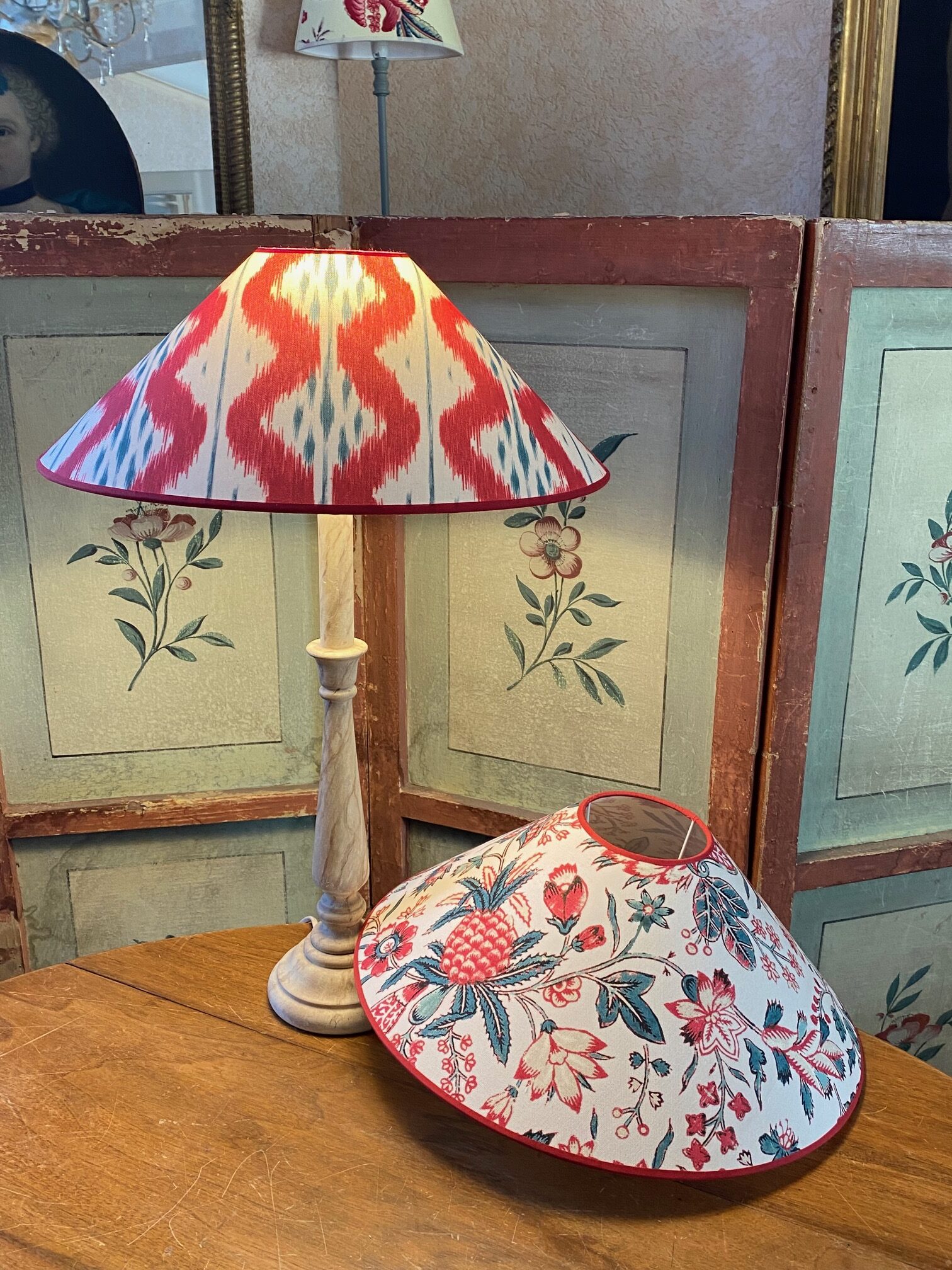 Toile multicolore façon Ikat vue 4