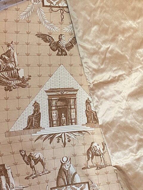 Tissu "Monuments d'Egypte" Braquenié vue 4