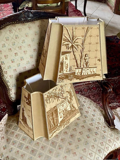 Tissu "Monuments d'Egypte" Braquenié vue 5
