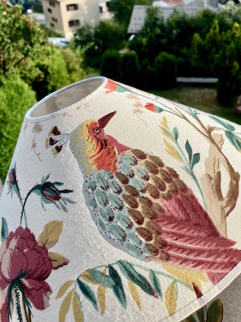 Abat-jour coniques tissu indienne multicolore - deux pièces disponibles vue 3