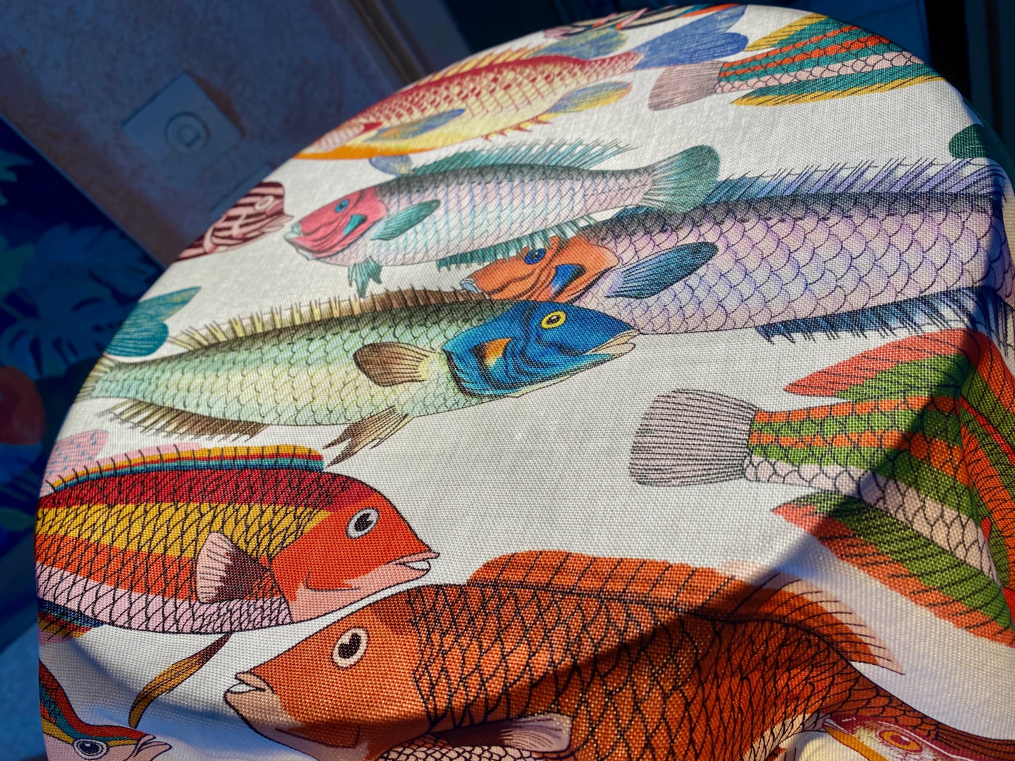 Tissu poissons multicolores -Tahiti vue 4