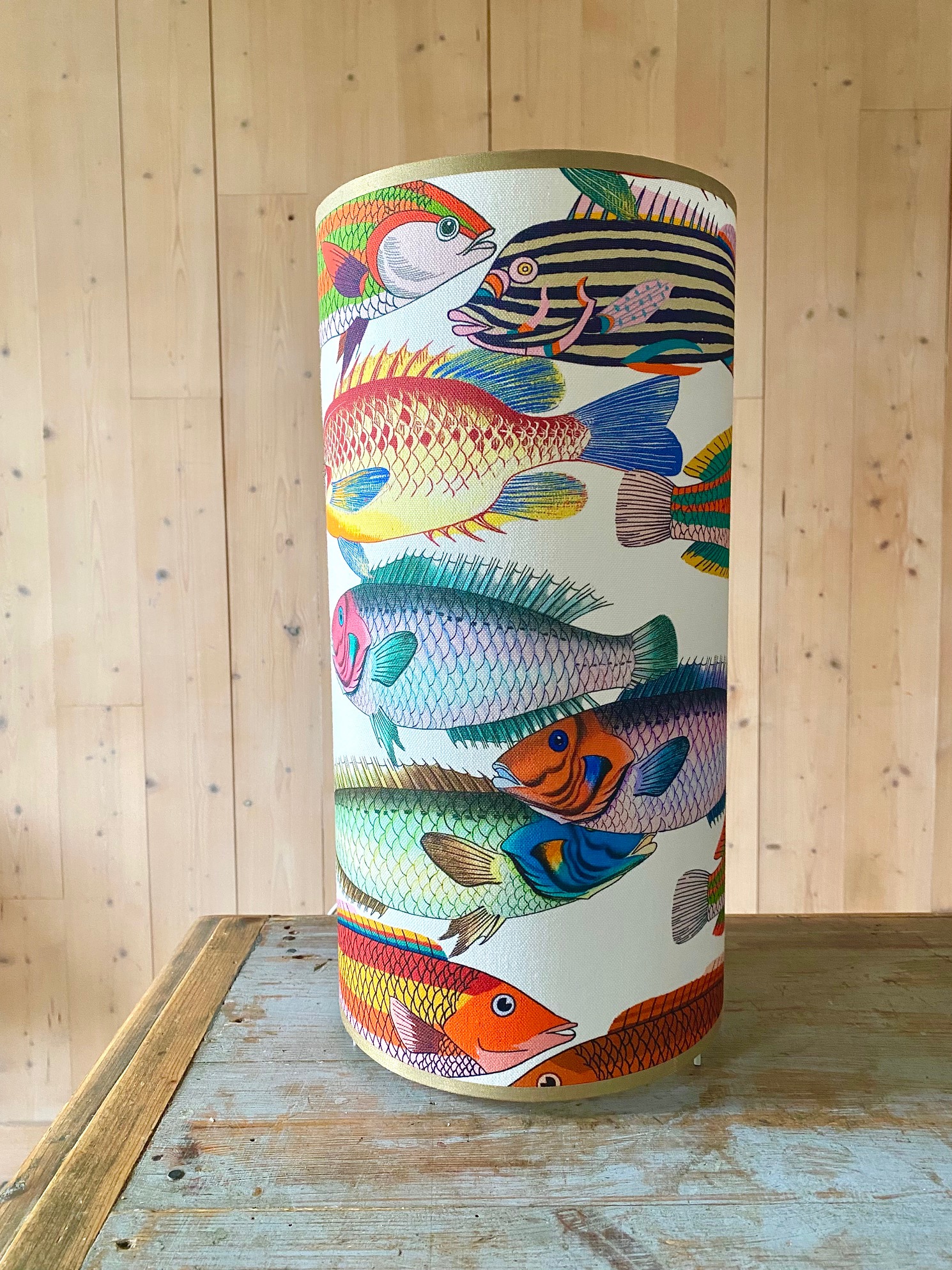 Tissu poissons multicolores -Tahiti vue 5
