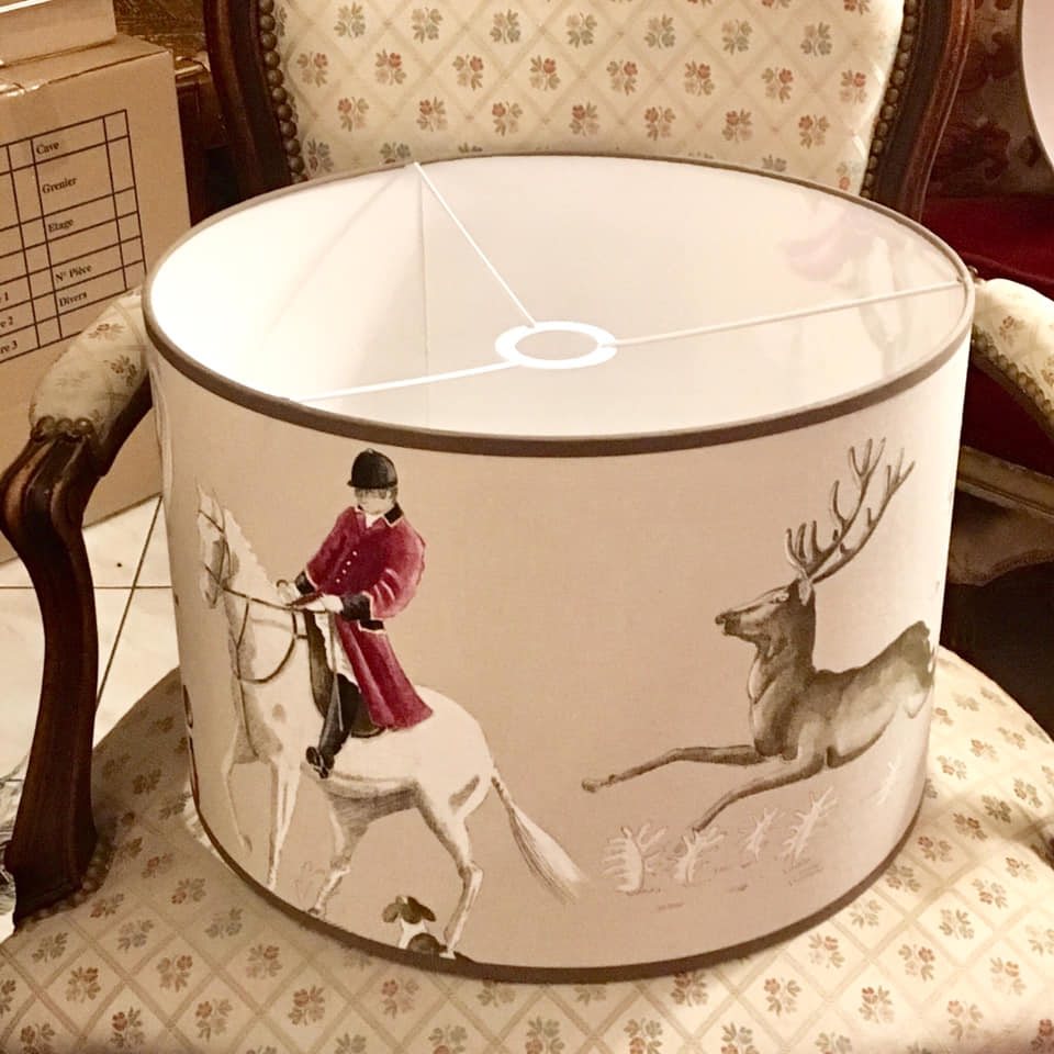 Tissu Chasse à courre (grands motifs) vue 3